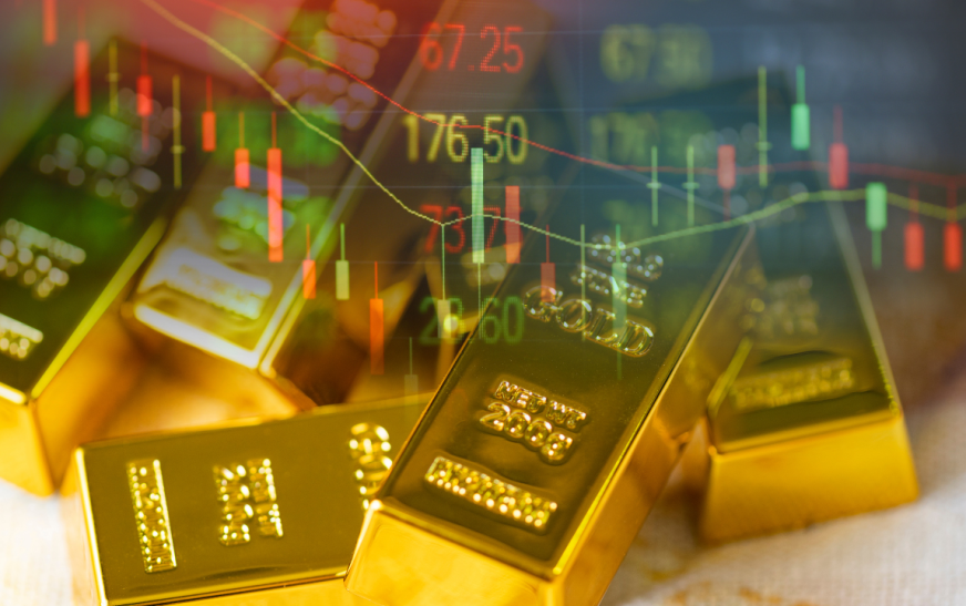 Gold falls to a more than one-week low as oil prices rise and inflation worries intensify